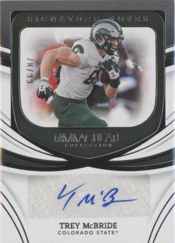 2022 Panini Immaculate Collection Collegiate Trey McBride #SM-TMC