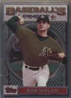 1993 Topps Finest - Bob Welch #151