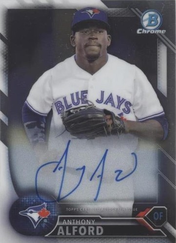2016 Bowman - Anthony Alford #CPA-AA