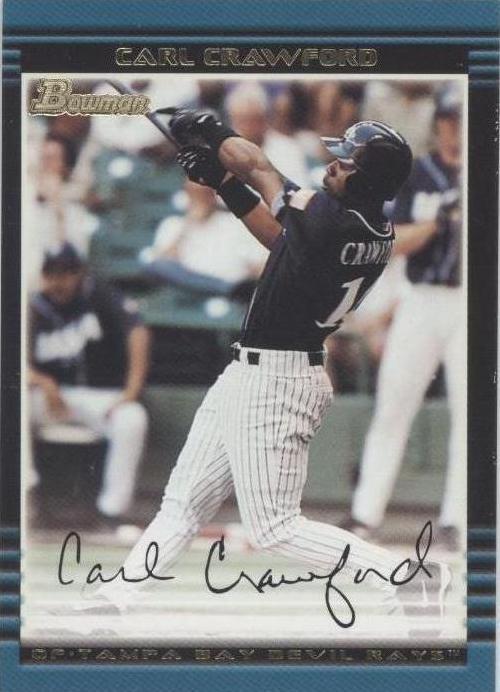 Bowman Draft Picks & Prospects 2002 - Carl Crawford #BDP139