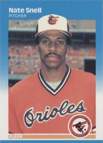 1987 Fleer - Nate Snell #481