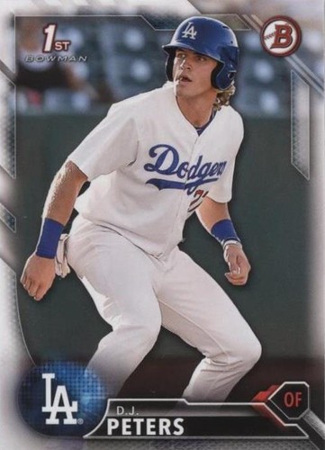 2016 Bowman Draft - D.J. Peters #BD-75