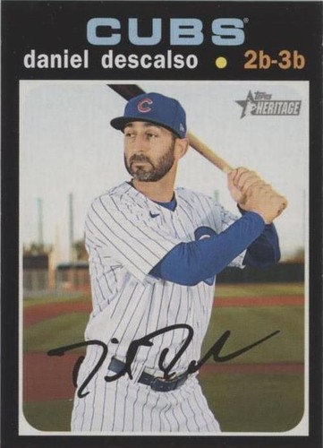 2020 Topps Heritage High Number - Daniel Descalso #623