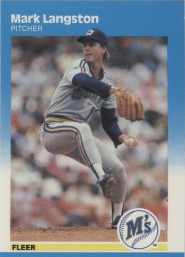 1987 Fleer - Mark Langston #589