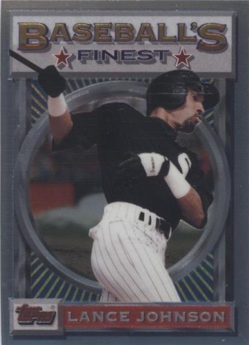1993 Topps Finest - Lance Johnson #64