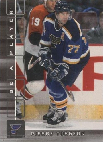 2001-02 In the Game Be A Player Memorabilia - Pierre Turgeon #296