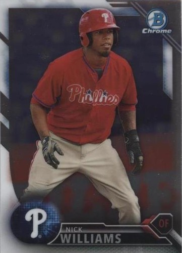 2016 Bowman - Nick Williams #BCP105