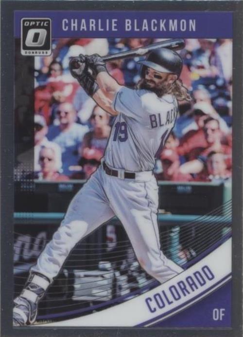 Panini Donruss Optic 2018 - Charlie Blackmon #89