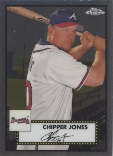 prettynaoppe　2,1 2021 Topps Chrome Platinum Anniversary Chipper Jones Atlanta