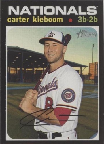 2020 Topps Heritage High Number - Carter Kieboom #662