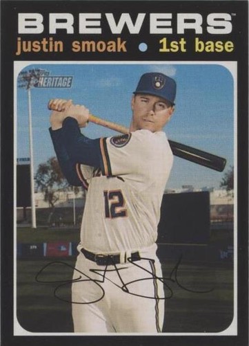 2020 Topps Heritage High Number - Justin Smoak #533