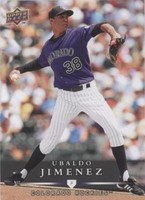 2008 Upper Deck First Edition - Ubaldo Jimenez #351