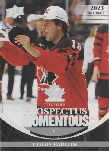 2023 Upper Deck Team Canada Juniors - Colby Barlow #PM-38
