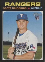 2020 Topps Heritage High Number - Scott Heineman #605