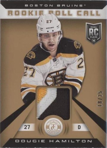 2013-14 Totally Certified - Dougie Hamilton #RR-DH