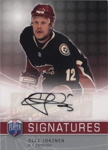 2008-09 Upper Deck Be a Player - Olli Jokinen #S-OJ