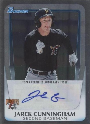 2011 Bowman Draft Picks & Prospects - Jarek Cunningham #BPA-JC