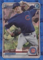 2020 Bowman Chrome Draft Sapphire Edition - Burl Carraway #BD-25
