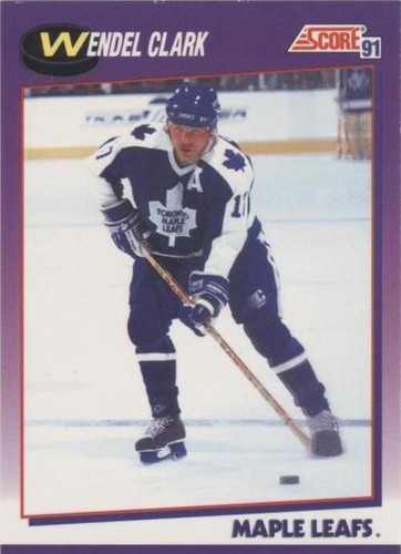 1991-92 Score American - Wendel Clark #116