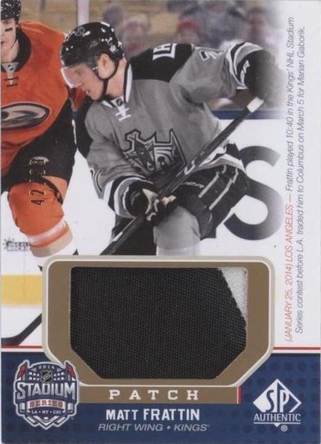 2014-15 SP Game Used - Matt Frattin #SS-MF