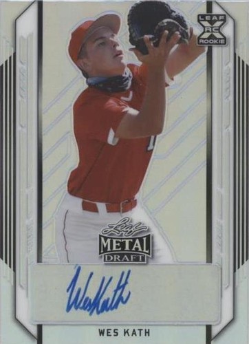 2021 Leaf Metal Draft - Wes Kath #BA-WK1