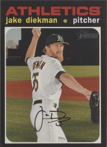 2020 Topps Heritage High Number - Jake Diekman #645