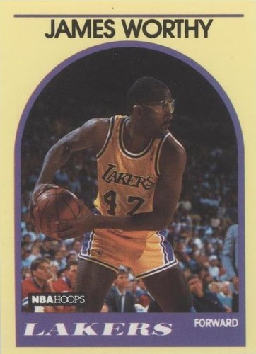 1989-90 NBA HOOPS 89 ALL STAR JAMES WORTHY #219 LOS ANGELES