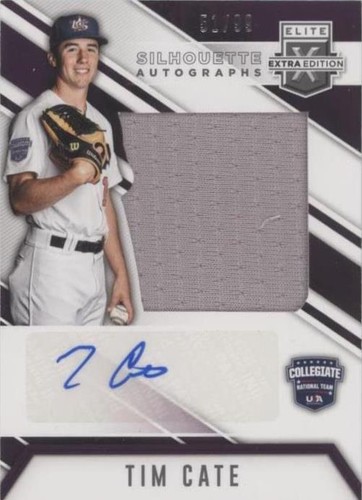 2017 Panini Elite Extra Edition - Tim Cate #USCS-TC