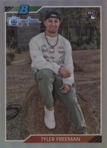 LOT (2) 2023 BOWMAN PLATINUM RC TYLER FREEMAN CLEVELAND