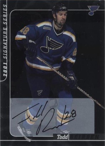 2000-01 In the Game Be A Player Signature Series - Todd Reirden #23