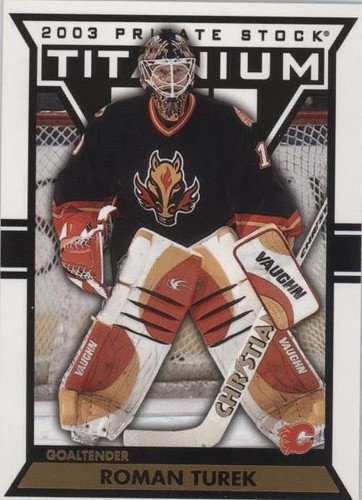2002-03 Pacific Private Stock Titanium - Roman Turek #16