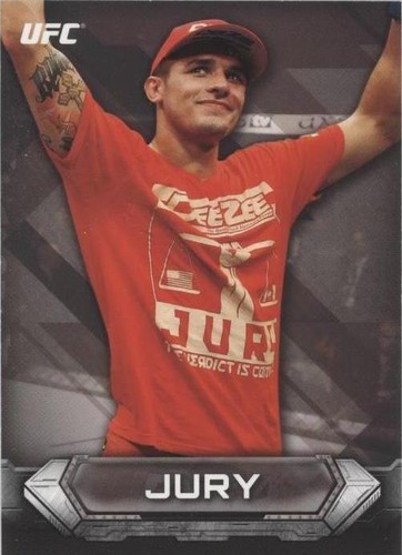 2014 Topps UFC Knockout - Myles Jury #44