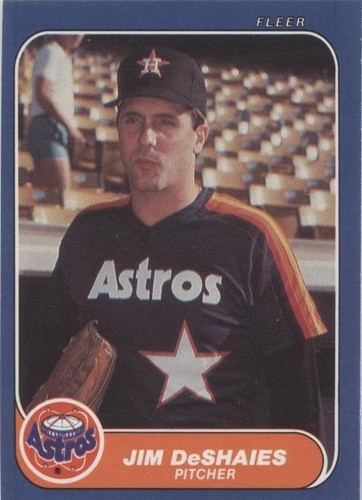 1986 Fleer Update - Jim Deshaies #U-35