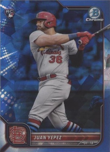 2022 Bowman Chrome Sapphire Edition - Juan Yepez #26
