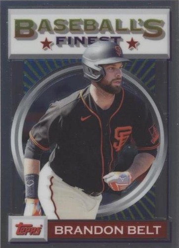 2020 Topps Finest Flashbacks - Brandon Belt #195