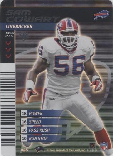 2001-02 NFL Showdown 1st Edition Sam Cowart #048