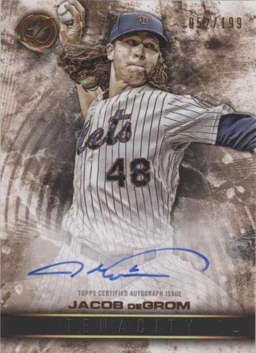 2016 Topps Legacies of Baseball - Jacob deGrom #TA-JD