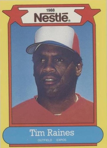 1988 Nestle - Tim Raines #31