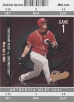 2004 Fleer Authentix - Adam Dunn #87