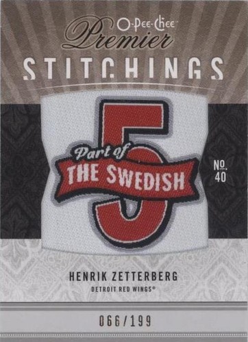 2009-10 O-Pee-Chee Premier - Henrik Zetterberg #PS-HZ