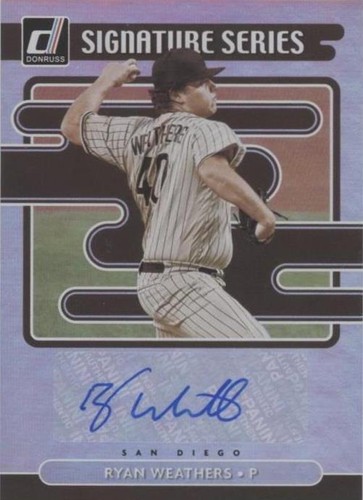 2021 Panini Donruss - Ryan Weathers #SS-RW
