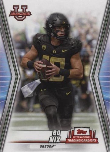 2023 Topps International Trading Card Day Bo Nix #NTCD-BF21