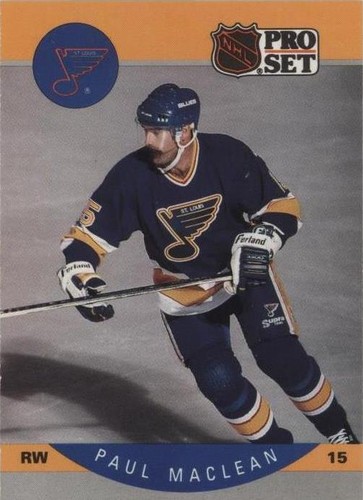 1990-91 Pro Set - Paul MacLean #266