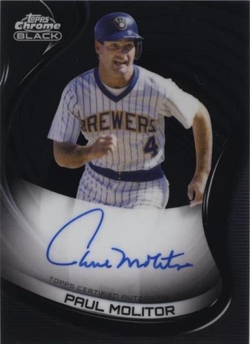 2022 Topps Chrome Black - Paul Molitor #CBA-PM
