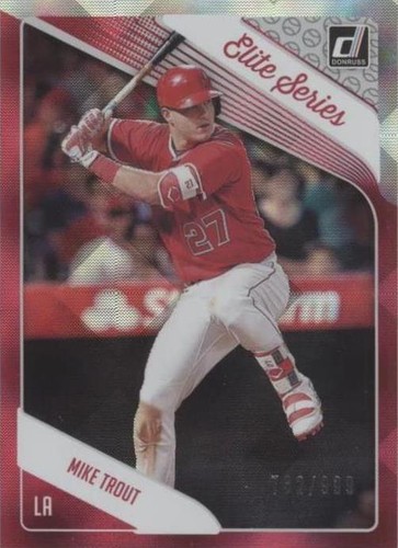 2018 Panini Donruss - Mike Trout #ES8
