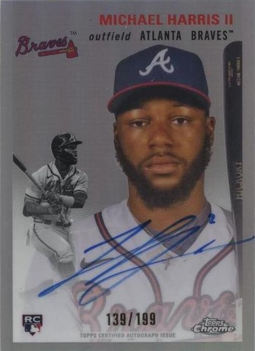 2022 BOWMAN CHROME MICHAEL HARRIS II 1ST AUTO PSA 10 #CPA-MH