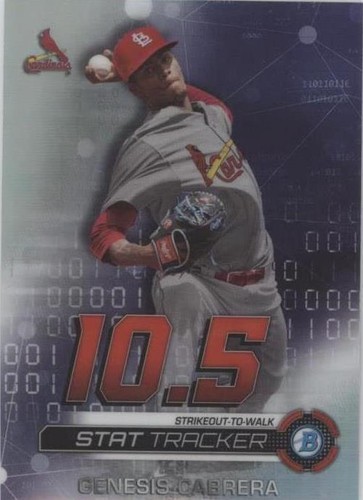 2019 Bowman Chrome - Genesis Cabrera #ST-GC