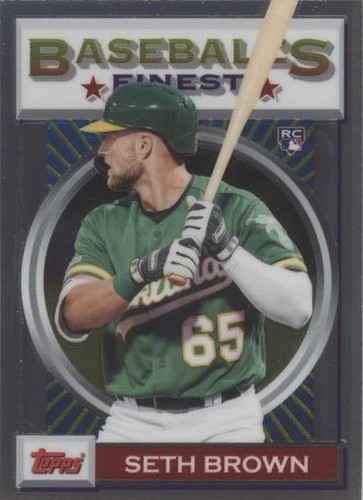 2020 Topps Finest Flashbacks - Seth Brown #159