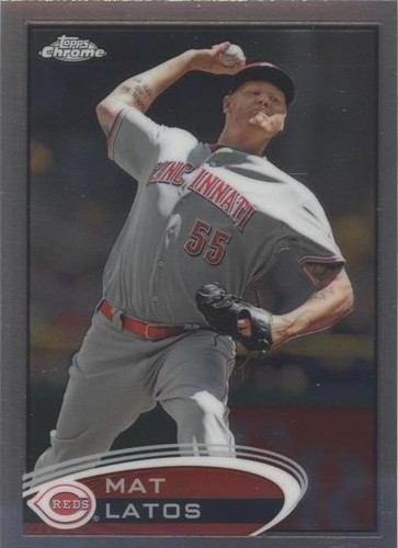 2012 Topps Chrome - Mat Latos #66