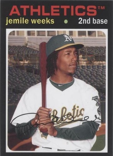 2012 Topps Archives - Jemile Weeks #54